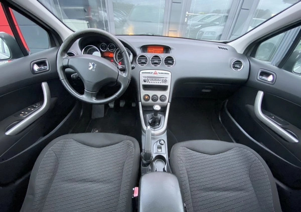 Peugeot 308 cena 15800 przebieg: 140000, rok produkcji 2009 z Siedliszcze małe 326